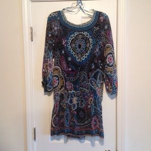 SOLD - I(E multi- color blouse